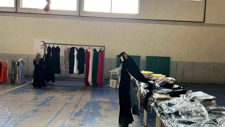 Kızılay Bayburt Şubesi Aydıntepe’de Butik Mağaza Açtı